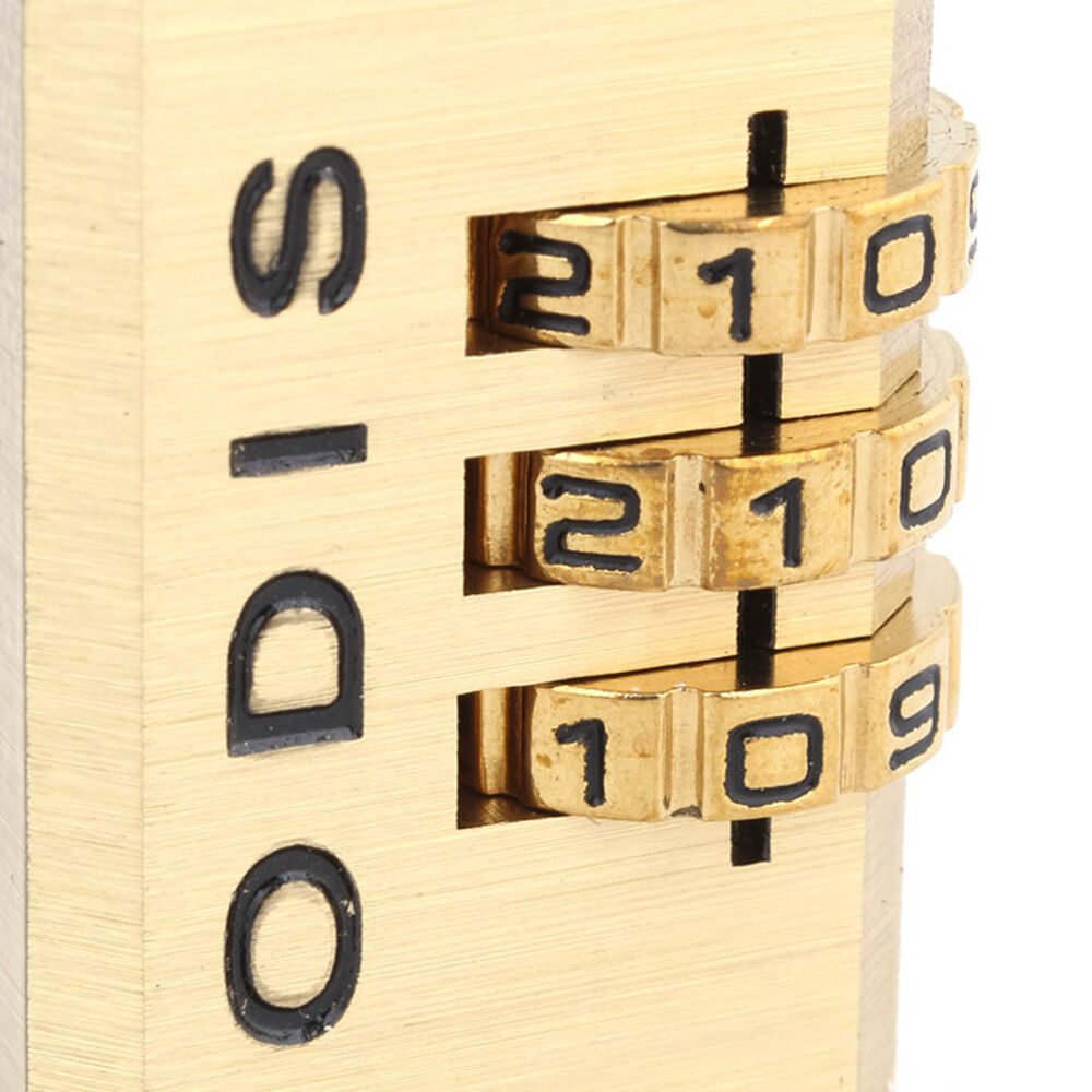 Candado Combinación Odis 21mm 3 Diales Maleta Casillero image number 3.0