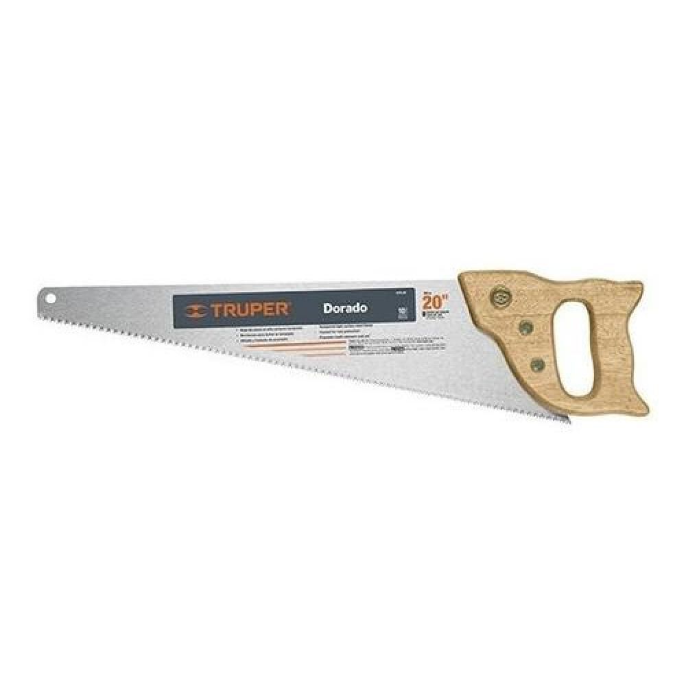 Serrucho Carpintero 22 Mango Madera Truper Profesional image number 1.0