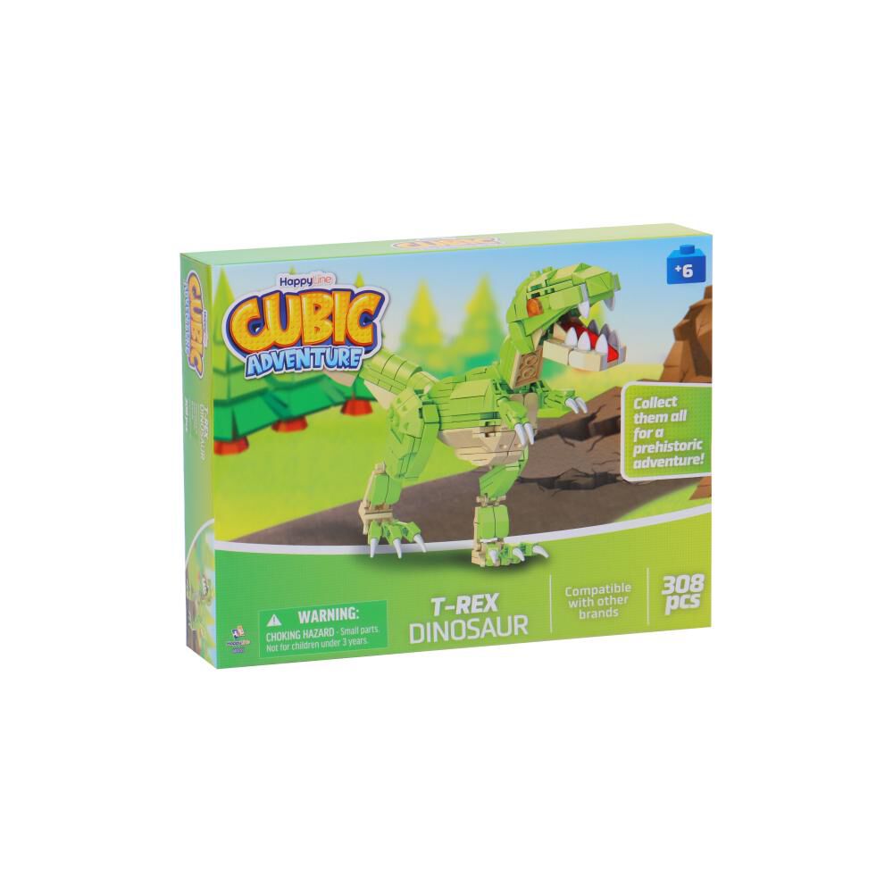 Bloques Happy Line 308 Piezas - Dino image number 1.0