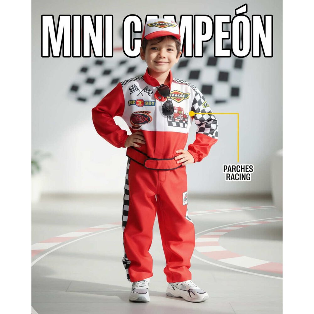 Disfraz Infantil Formula 1 Piloto image number 1.0