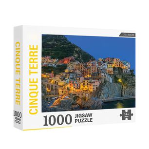 2 Rompecabezas 1000 Piezas 70x50cm Cinique Terre Islandia