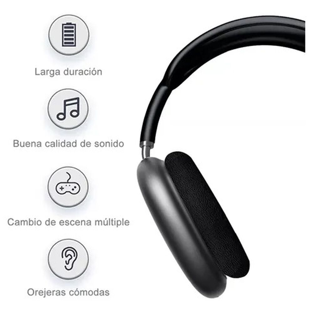 Audífonos Bluetooth Inalámbricos Sonido Envolvente 360 Con Micrófono Hd image number 6.0