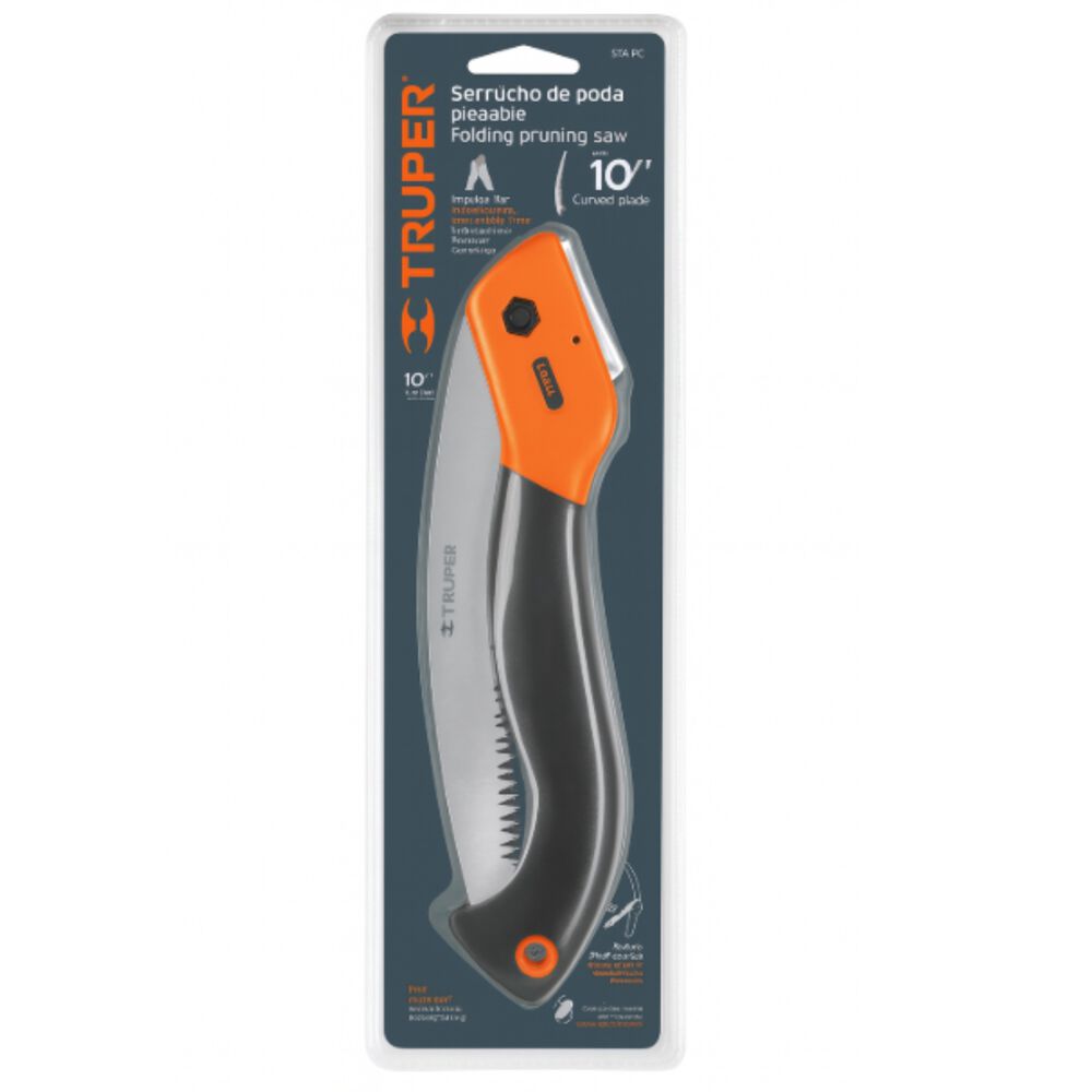 Serrucho Plegable De 10 , Hoja Curva Stp-10pc Truper image number 1.0