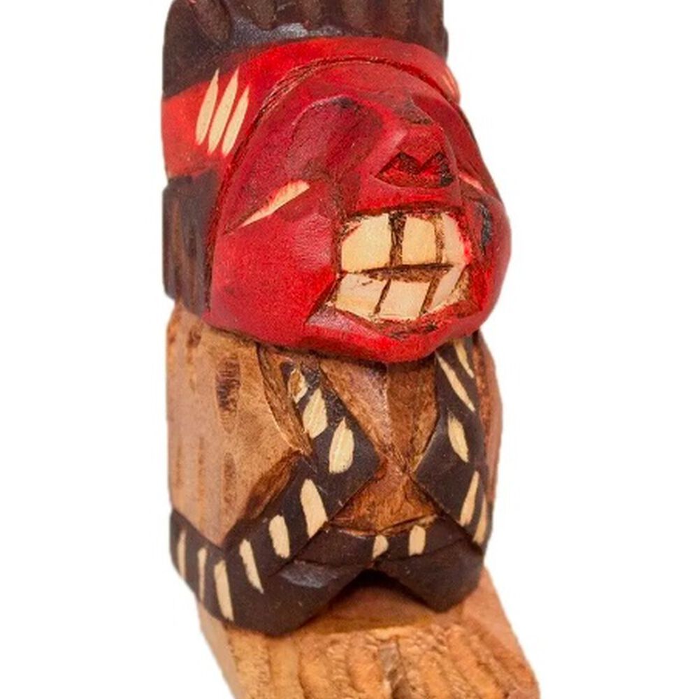 Indio P&iacute;caro De Madera Con Caja image number 2.0