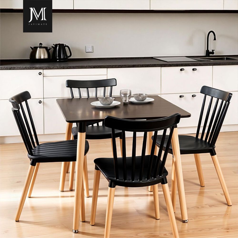 Silla De Comedor Windsor Negro image number 1.0