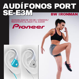 Audífono Clip Ear Pioneer Deportivo Se-e3m Blanco Fx