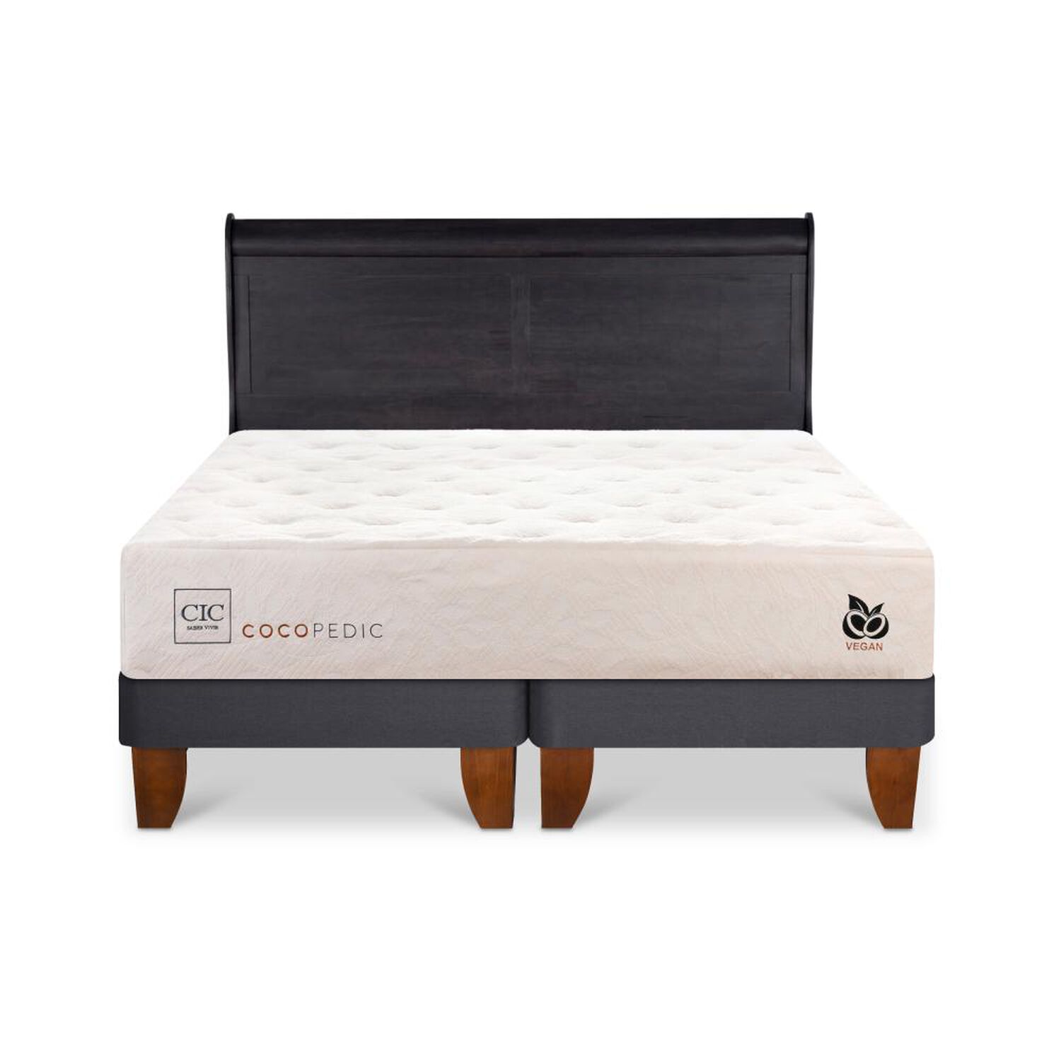 Cama Europea Cic Cocopedic / King / Base Dividida + Respaldo image number 0.0