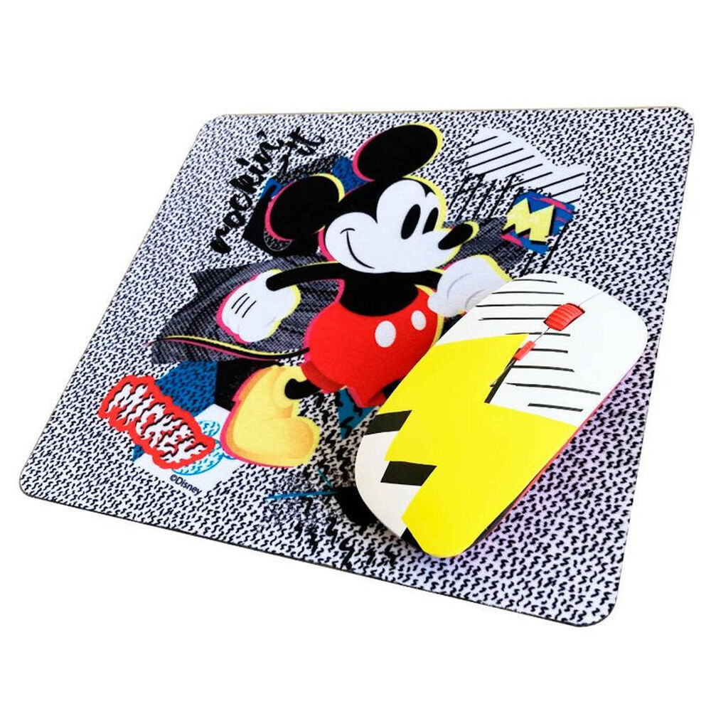 Kit Mouse Inalámbrico + Mousepad Mickey Mouse image number 1.0