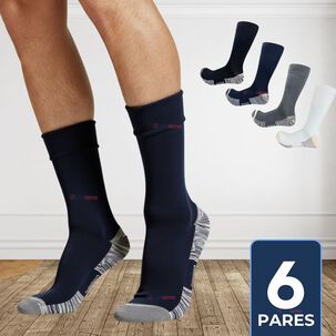 Pack 6 Pares Calcetines Bamb Con Cobre Efecto Antibacterial Colores Surtidos