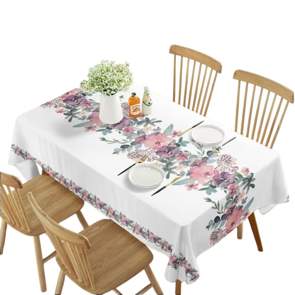 Mantel De Mesa Rectangular Impermeable Estampado Medida 140cm X 220cm image number 0.0