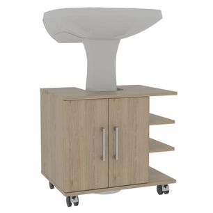 Mueble Ba&ntilde;o 2 Puertas Fm-003c Caf&eacute; Claro