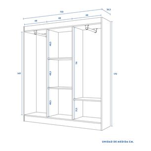 Cl&oacute;set Cic Ladero / 6 Puertas