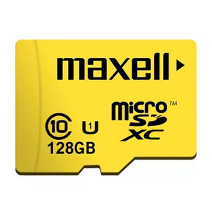 Tarjeta De Memoria Microsd 128gb Maxell + Adaptador 90mb/s