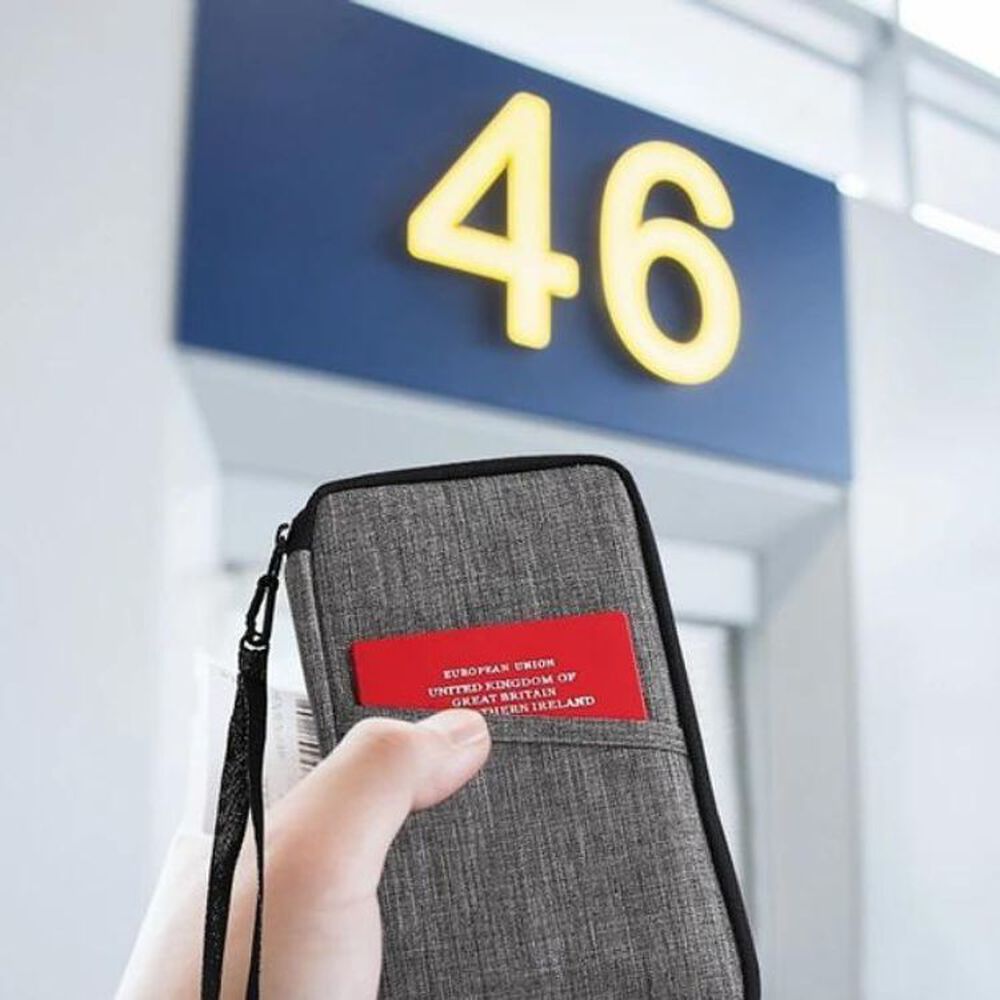 Billetera Portapasaporte Para Hombre Y Mujer image number 8.0