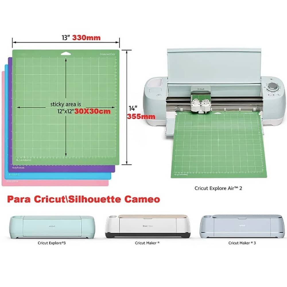 6 Pzas Base De Corte Tapete 30x30cm image number 2.0