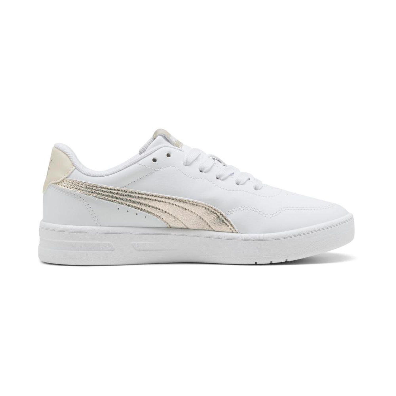 Zapatilla Urbana Mujer Puma Court Lally Metallic Whisper Blanco image number 1.0