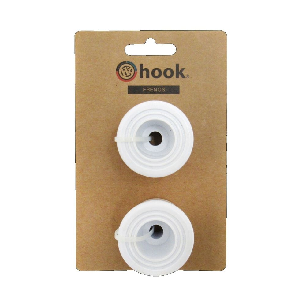 Frenos Hook B-pw-172 Para Patines School Blanco 2 Unidades image number 0.0