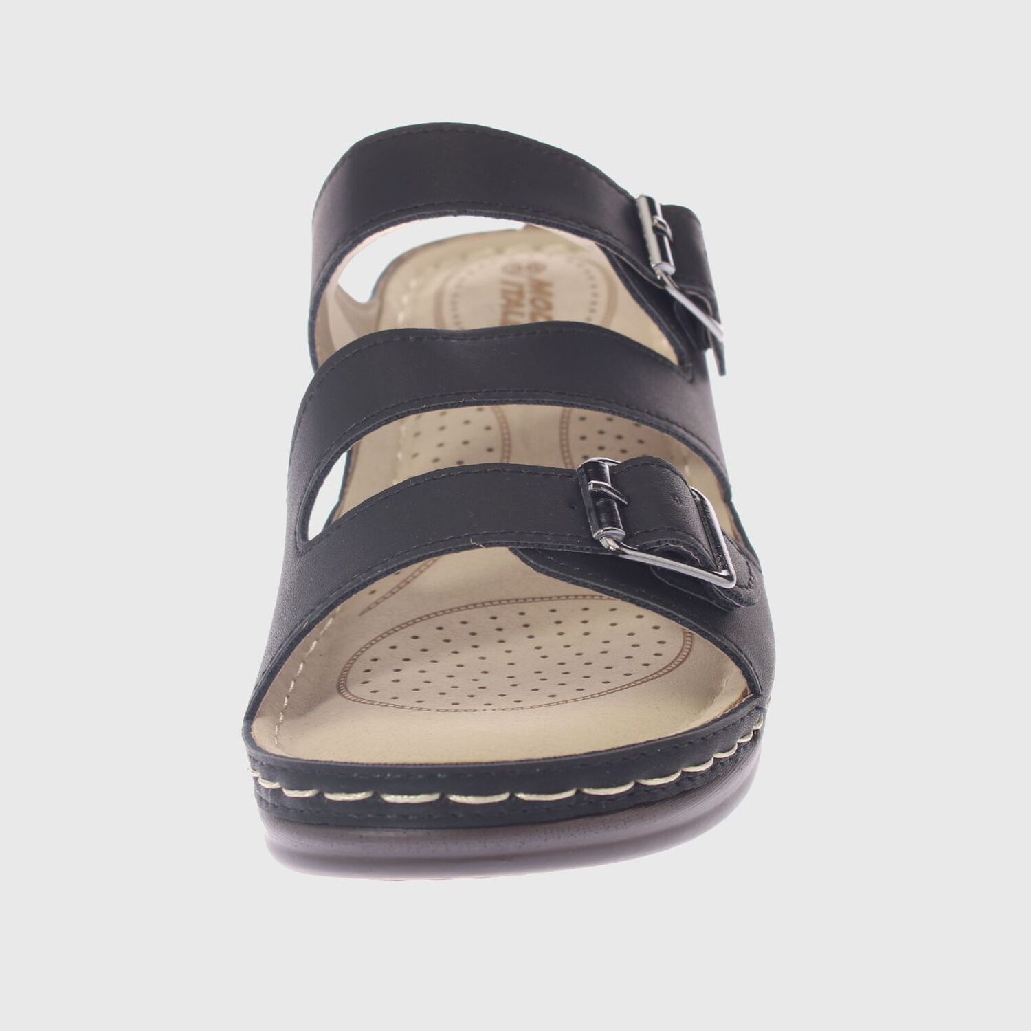 Sandalia Confort Negro Modelo Italiano Art. 5ask76616black image number 2.0