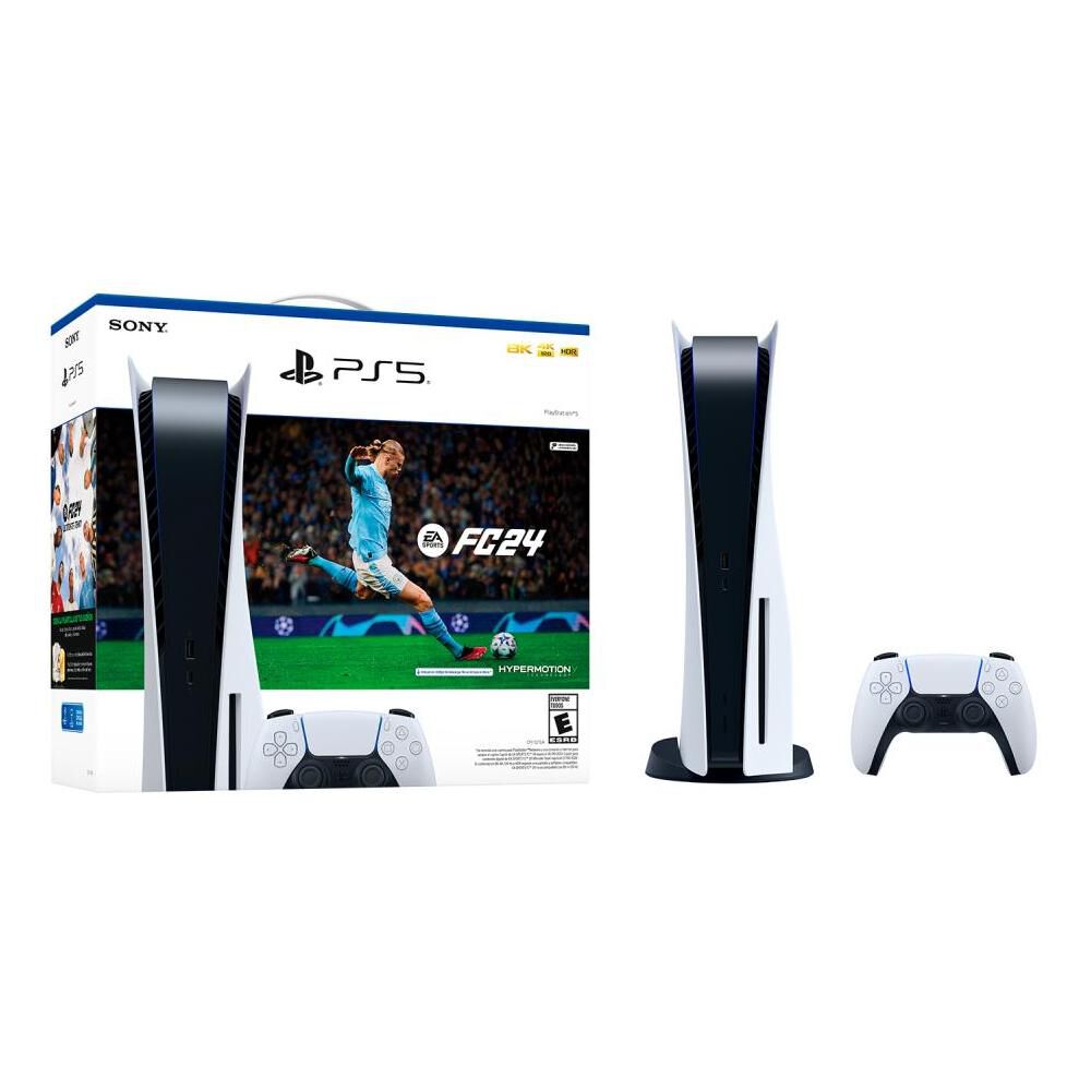 Consola PS5 Sony con Disco + Juego EA Sports FC 24 Digital + Control Dualsense Cosmic Red image number 1.0