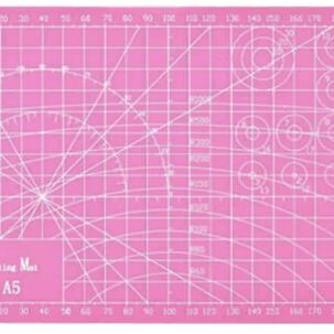 Base Tabla Cubierta Para Corte Salvacorte Mat A5 15x22 Cm. Rosado Base Tabla Cubierta Para Corte Salvacorte Mat A5 15x22 Cm. Rosado