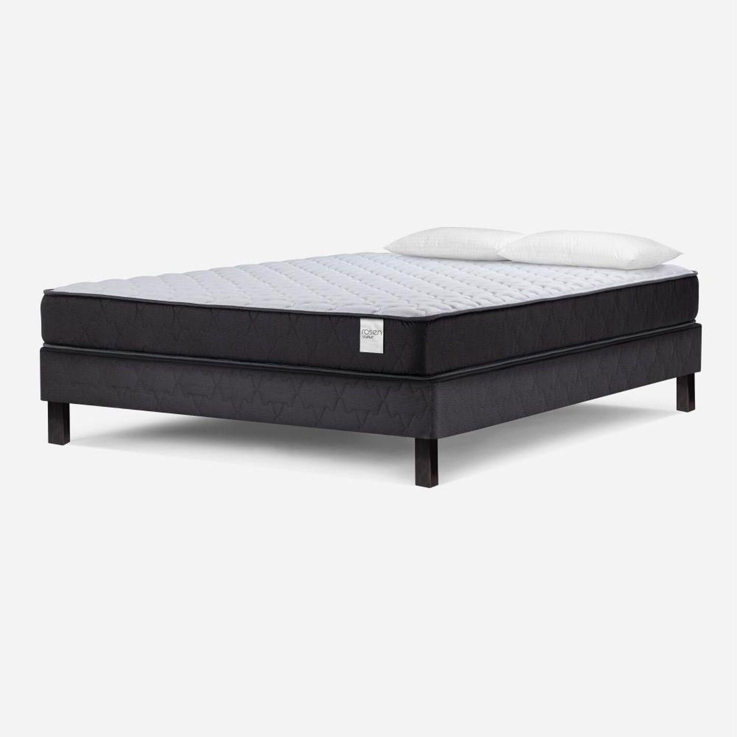 Cama Europea Rosen Wave / 2 Plazas / Base Normal + Almohada Light image number 1.0