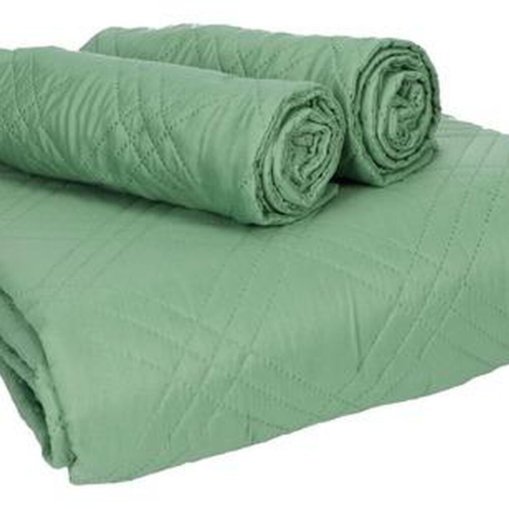 Quilt Andes Liso Verde King image number 4.0
