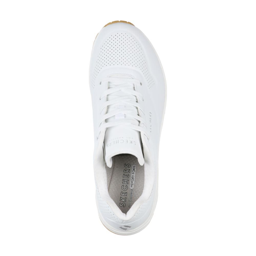 Zapatilla Urbana Mujer Skechers Uno Stand On Air Blanco image number 3.0