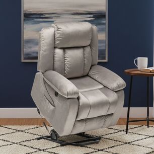 Berger Reclinable El&eacute;ctrico Calefactor Masaje Lift Livorno Km8822m