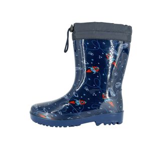 Bota De Agua Con Polar Zamio Azul Bamboo