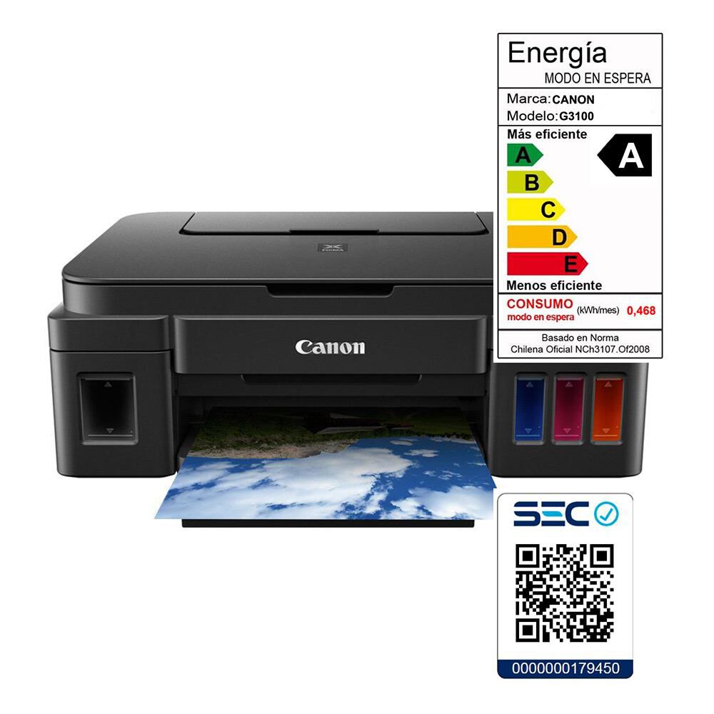 Impresora Multifuncional Canon G3100 T/C Wifi en Oferta | Hites.com