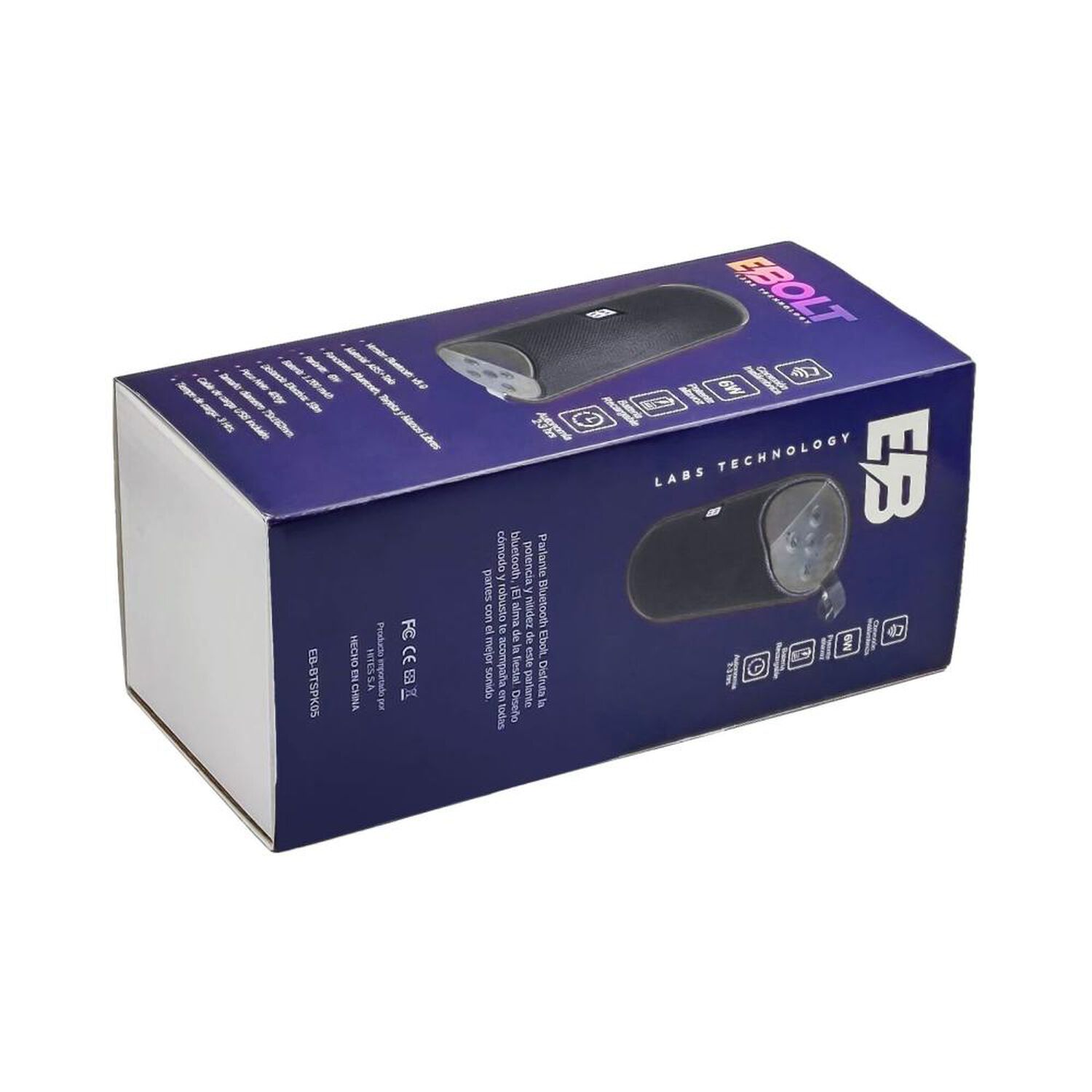 Parlante Bluetooth Ebolt Btspk05 image number 3.0