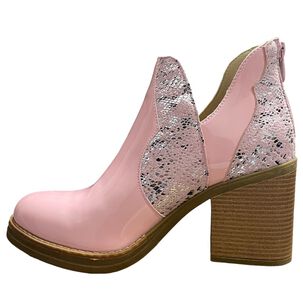 Botin Alto Rosado