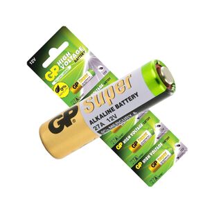Pack Blister 5 Pilas Alcalinas Alarmas Localizadores 27a