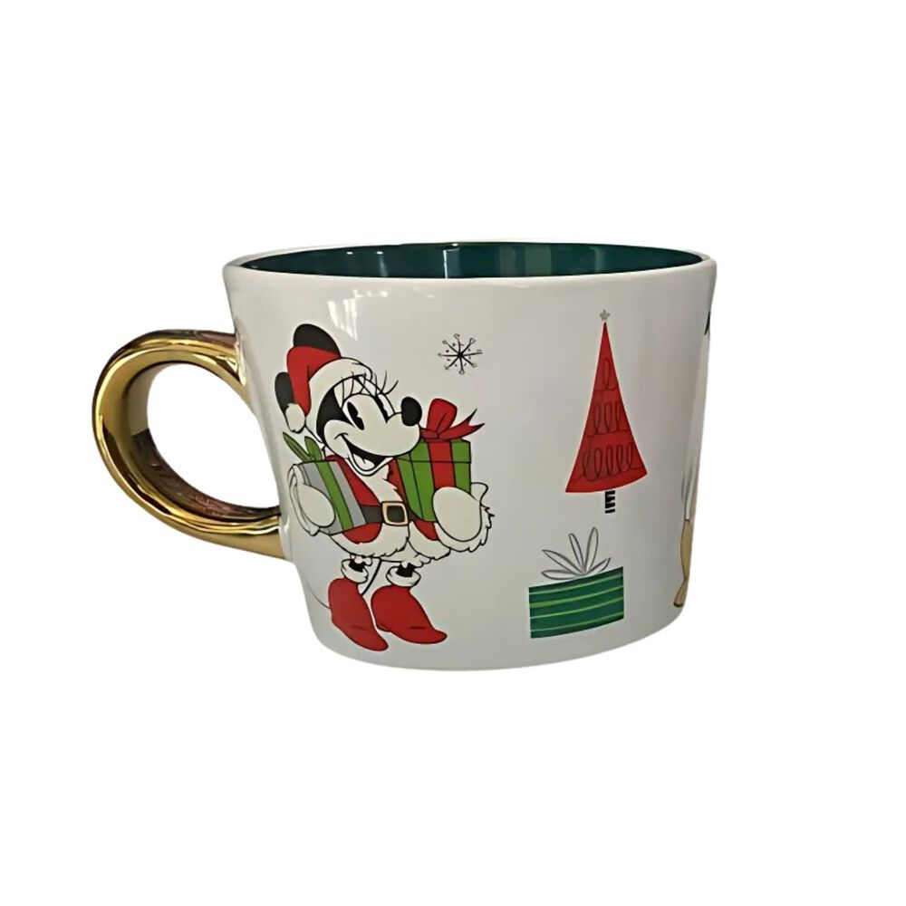 Tazon Diseño Navideño Raton Dibujo Animado De 413ml Ceramica image number 0.0