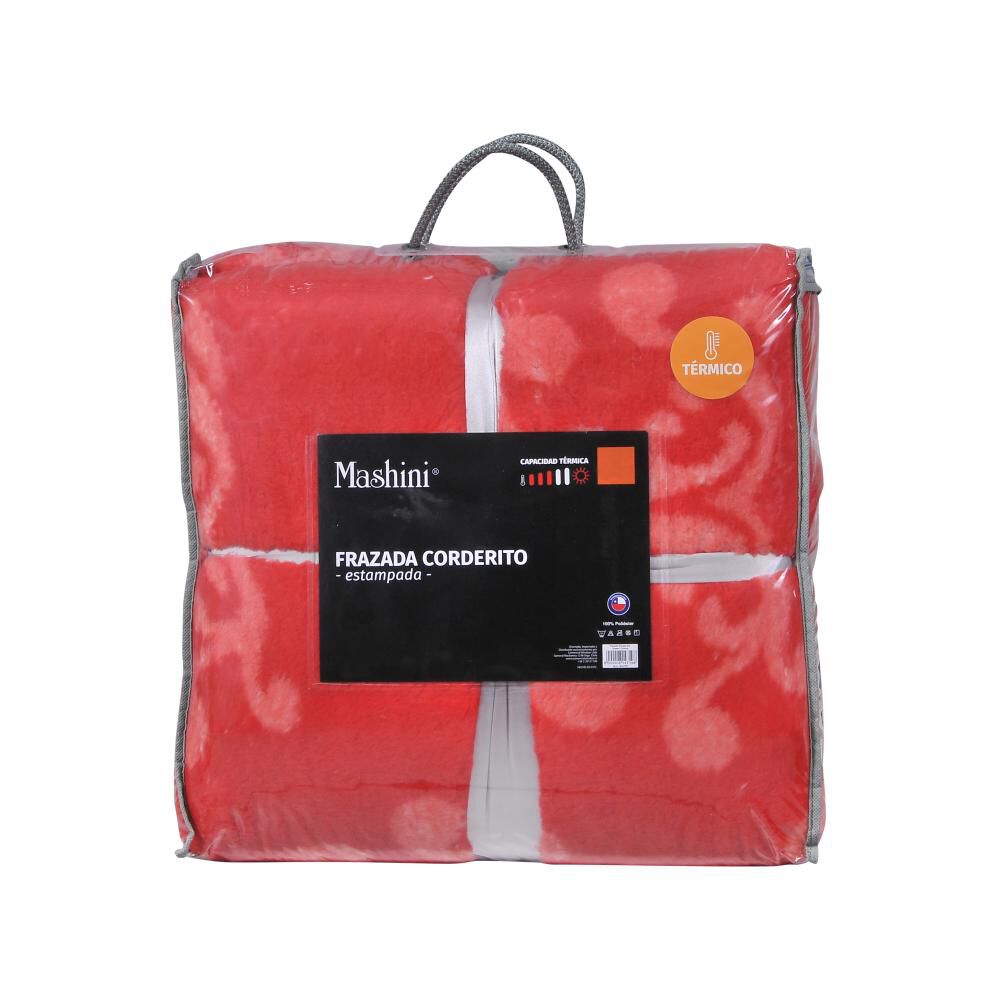 Frazada Sherpa Mashini Estampados / 2 Plazas image number 2.0