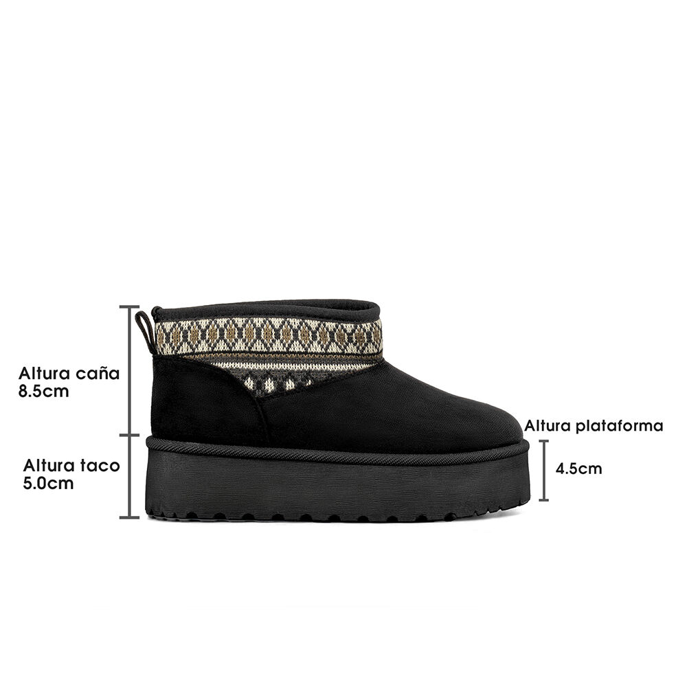 Botin Térmico Casual Mujer Gamuza Antideslizante Weide Sl25 image number 6.0