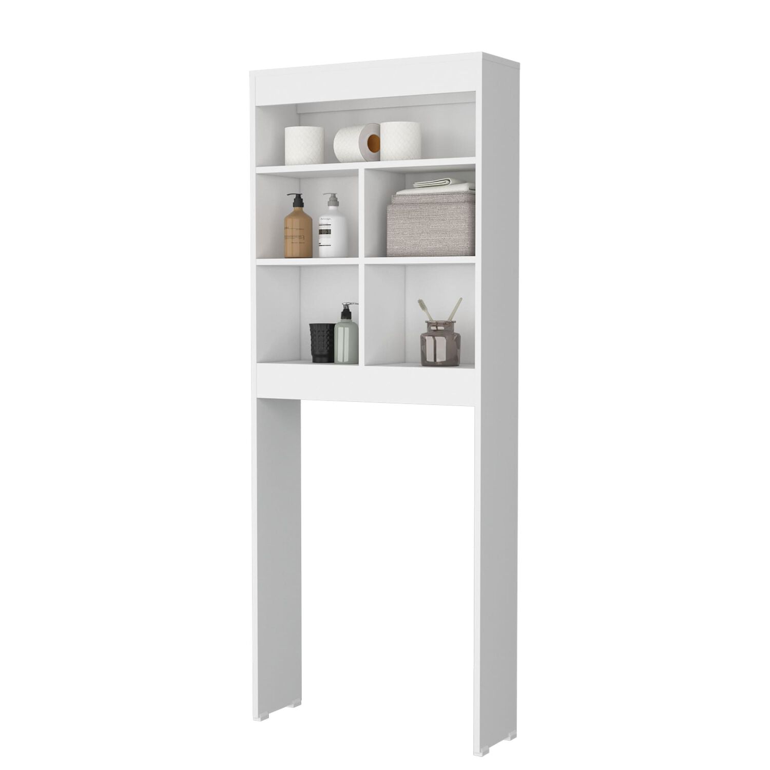 Estante Wc 5 Repisas Fm-014b - Blanco image number 1.0