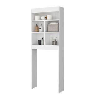 Estante Wc 5 Repisas Fm-014b - Blanco