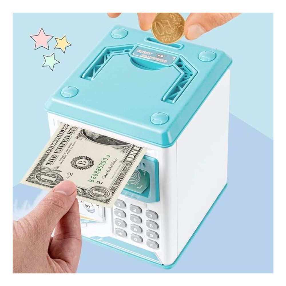 Alcancía Electrónica De Ahorro Clave Y Reloj Para Niños image number 2.0