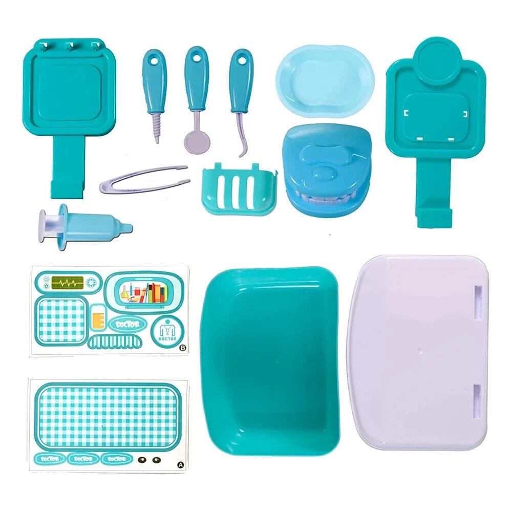 Maleta Set Dentista Juguete Doctor Ni&ntilde;os 12 Pzas image number 1.0