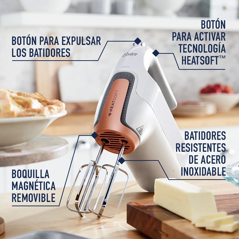 Batidora De Mano Oster Tecnologia Heatsoft Fpsthmamr image number 6.0