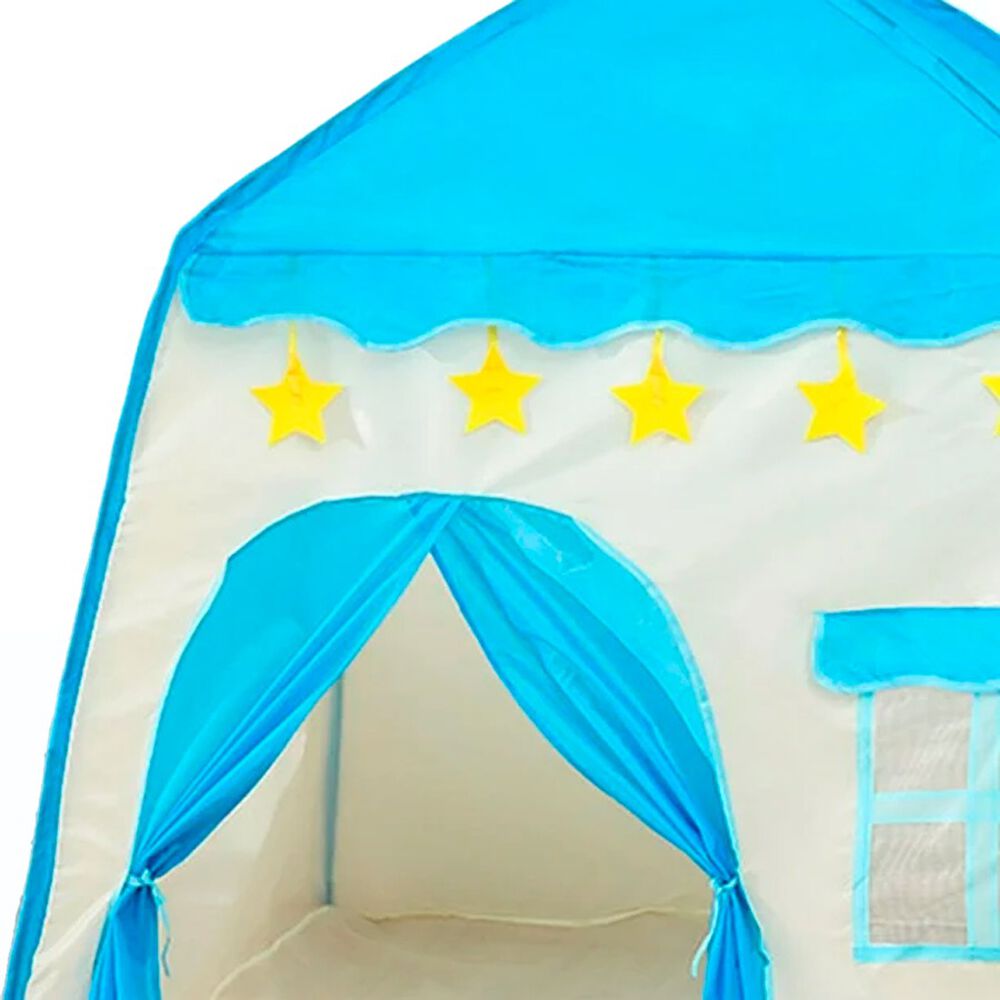Tienda De Juegos Carpa Plegable Para Ni&ntilde;os Castillo Azul image number 2.0