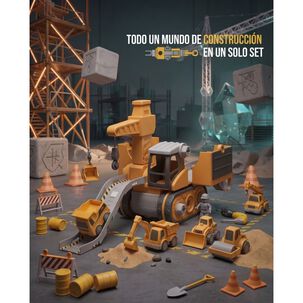 Juguete Camiones De Construcci&oacute;n Grua Y Elevador
