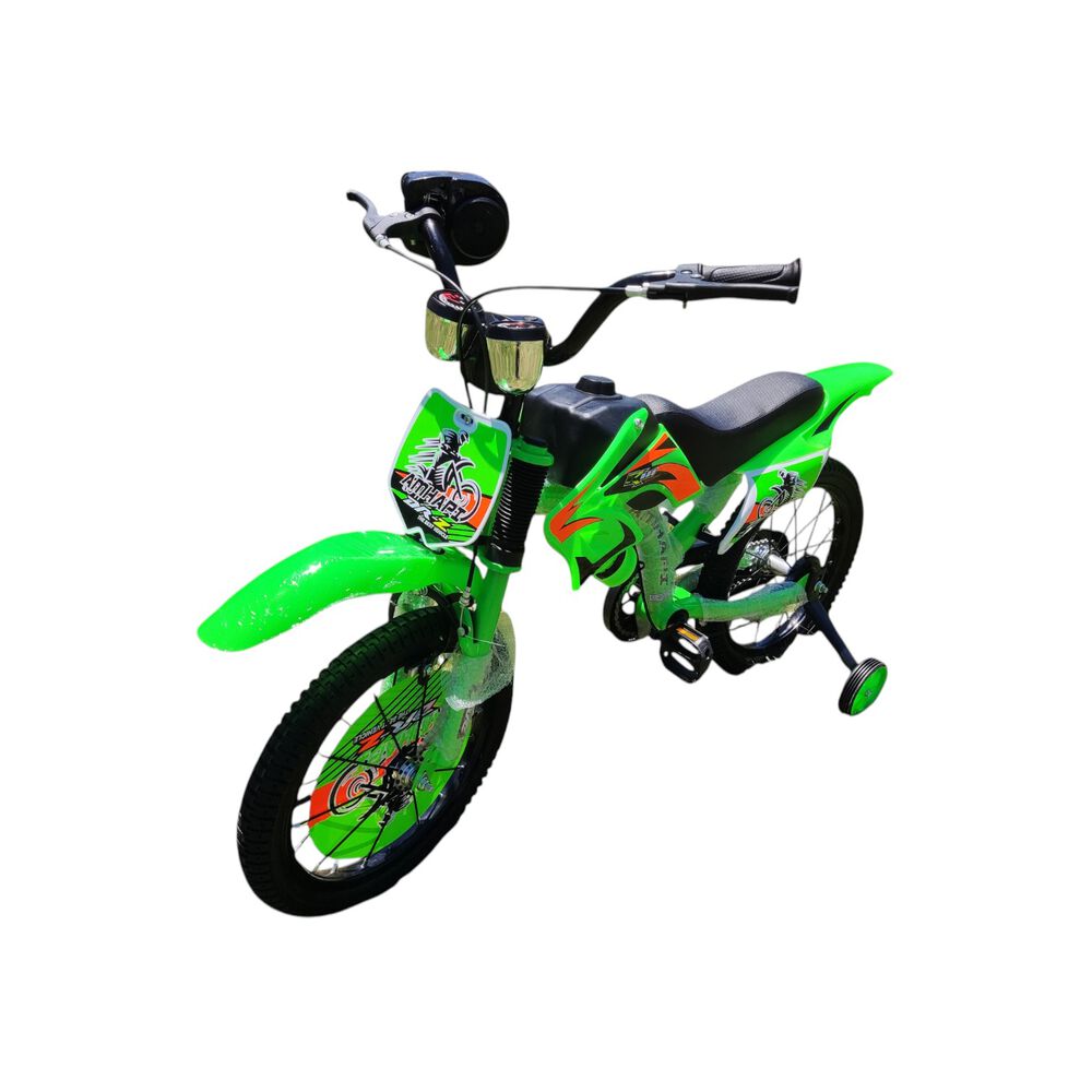 Bicicleta Aro 16 Bicimoto Amhapi Verde image number 1.0