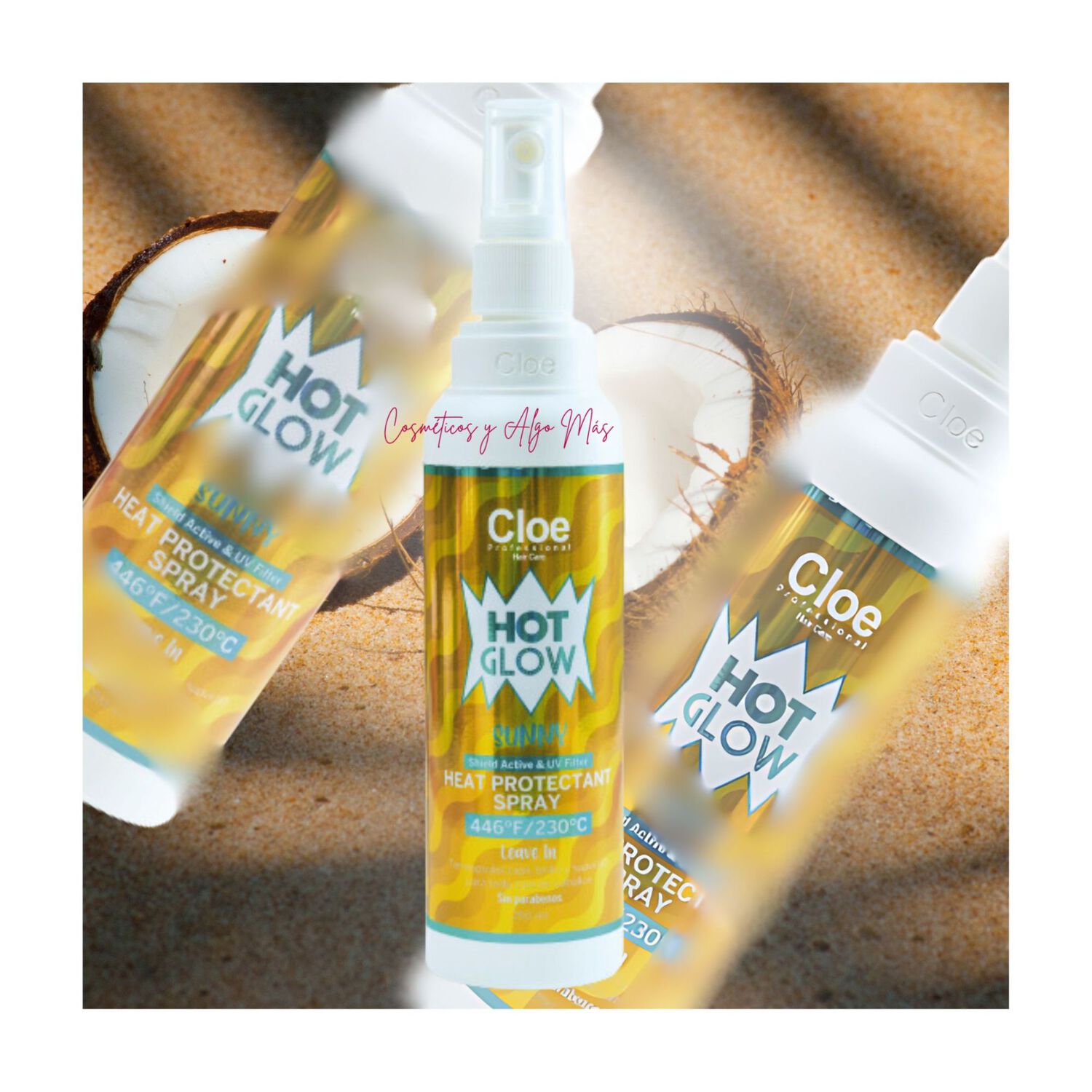 Protectror T&eacute;rmico Hot Glow Sunny 250 Ml Cloe image number 1.0