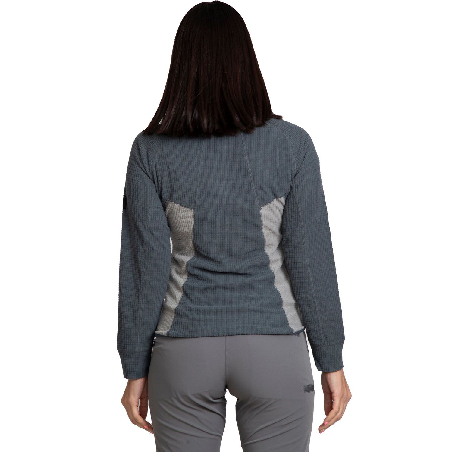 Midlayer Peak Performance Mujer Terhi Gris Oscuro/gris Llovizna image number 2.0