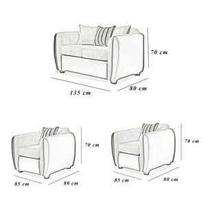 Juego De Living Elegant Oklahoma / 4 Cuerpos