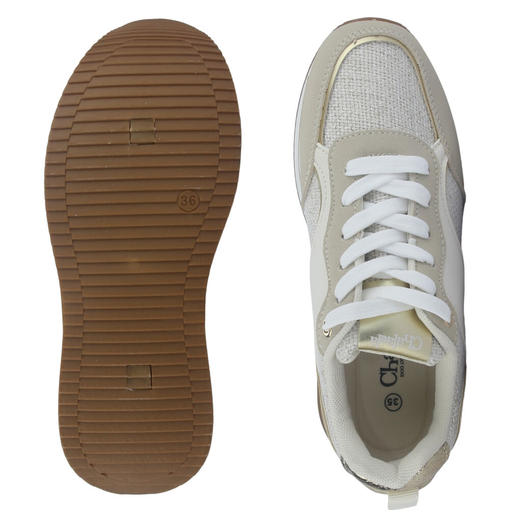 Zapatilla Mujer Chalada Jettixlow2 Beige Urbano image number 6.0