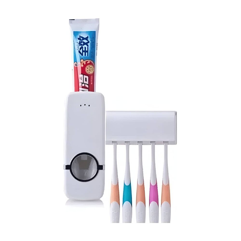 Dispensador Autom&aacute;tico De Pasta De Dientes Con Portacepillo image number 2.0