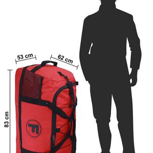 Bolso Goliat Enrollable Rojo 130 Ltrs F